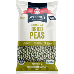 Photo of Mckenzies Australian Dried Peas 375g