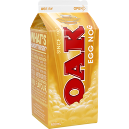 Photo of Oak Egg Nog Flavoured Milk 600ml 600ml