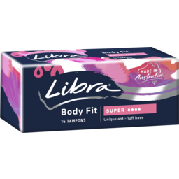 Photo of Libra Body Fit Super Tampons 16 Pack