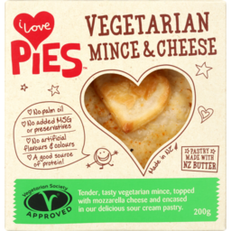 Photo of I Love Pies Vegetarian Mince & Cheese