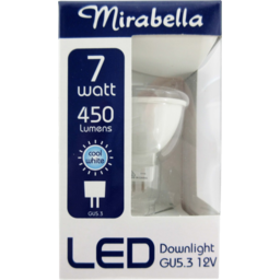 Photo of Mirabella Led Downlight Cool White Gu5.3 12v 450 Lumens Light Globe Single Pack