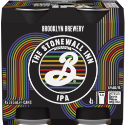Photo of Brooklyn Stonewall Ipa Can 375ml 4 Pack