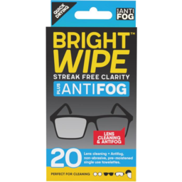 Photo of Bright Wipe Anti Fog 20pk