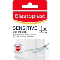Photo of Elastoplast Sensitive Hypoallergenic Dressing 6cm X 1m 1 Pack