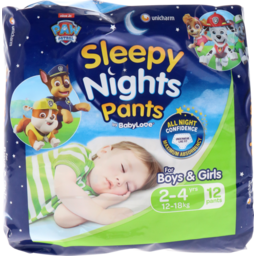 Photo of Babylove Sleepynights Pants 2-4 Years (12-18kg), 12 Pack 12pk