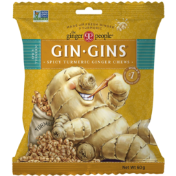 Photo of THE GINGER PEOPLE Gin Gins Spicy Turmeric Ginger Chews