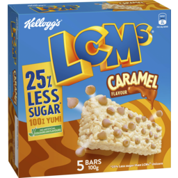 Photo of Kellogg's Lcms 25% Less Sugar* Caramel Flavour (5 20g) 100g