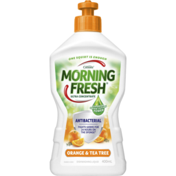 Photo of Morning Fresh Dishwashing Liquid Orange & Tea Tree Antibacterial 400ml