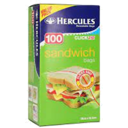 Photo of Hercules Sandwich Bags 100 18cm X 16.5cm