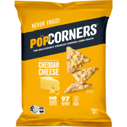Photo of Popcorners Cheddar Cheese Popped Corn Snack 85g