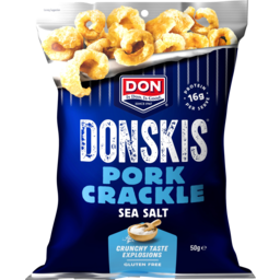Photo of Don Donskis Gluten Free Sea Salt Pork Crackle 50g