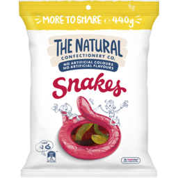 Photo of The Natural Confectionery Co. Snakes 440g 440g