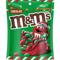 Photo of M&M's Milk Chocolate Red & Green Christmas Pouch 165g 165g