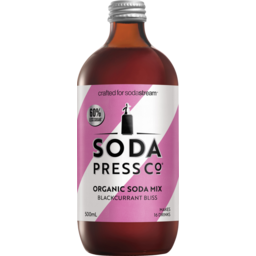Photo of Soda Press Co Soda Mix Blackcurrant Bliss 500ml