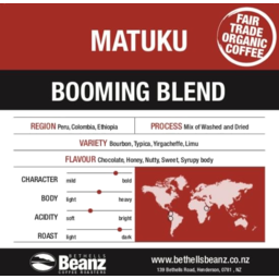 Photo of Bethells Matuku Coffee Bean250g