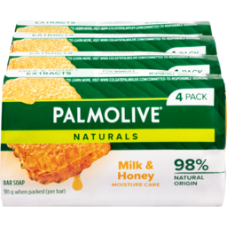 Photo of Palmolive Naturals Milk & Honey Soap 90g 4pk