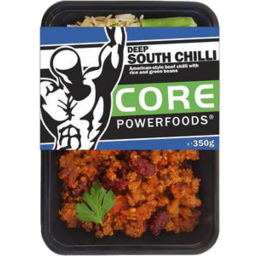 Photo of Core Power food Beef Deep South Chilli 350gm