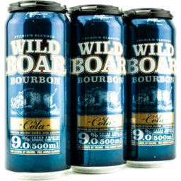 Photo of Wild Boar Bourbon Whiskey & Cola 9%