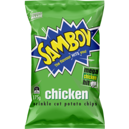 Photo of Samboy Chicken Crinkle Cut Chips 175g
