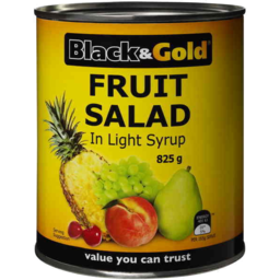 Photo of Black And Gold Fruit Salad In Lighjt Syrup 825gm