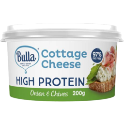 Photo of Bulla Low Fat Cottage Cheese Onion & Chives 200gm