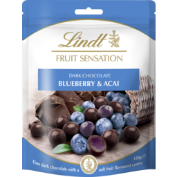 Photo of Lindt Fruit Sensation Blueberry & Acai Dark Chocolate 150g