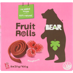 Photo of Bear Nibbles Fruit Roll Raspberry 100gm