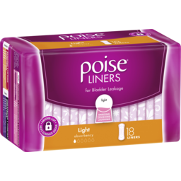 Photo of Poise Liners Light 18's