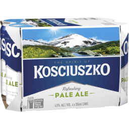 Photo of Kosciuszko Pale Ale Cans 