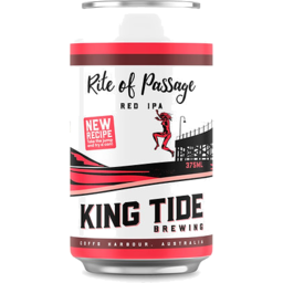Photo of King Tide Brewing Rite Of Passage Red Ipa 375ml Can Carton