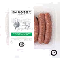 Photo of Barossa Chunky Steak Pale Ale Sausages 480g