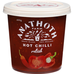 Photo of Anathoth Farm Relish Hot Chilli 420g