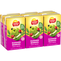 Photo of Golden Circle Summer Berries Fruit Drink Multipack Poppers 6.0x250ml