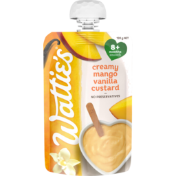 Photo of Wattie's Baby Food Stage 3 Pouch Mango Vanilla & Custard 120g
