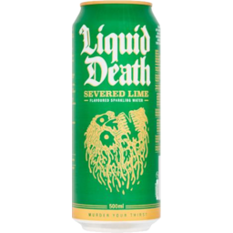 Photo of Liquid Death Sparkling Water Lime