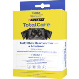 Photo of Purina Total Care Tasty Chew Heartwormer & Allwormer For Large Dogs (22 - ) 3 X Chews