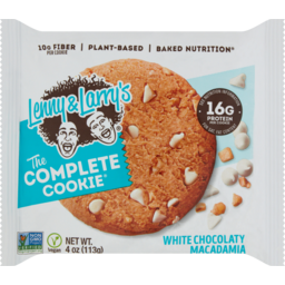 Photo of Lenny & Larrys The Complete Cookie Vegan White Chocolate Macadamia