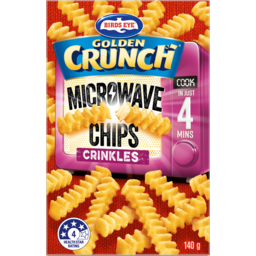 Photo of Birds Eye Golden Crunch Microwave Chips Crinkles