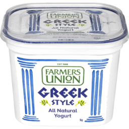 Photo of Greek Style Yoghurt FARMERS UNION
