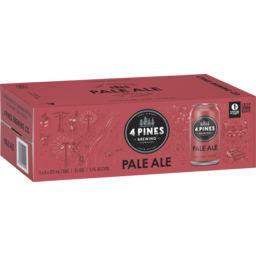Photo of 4 Pines Pale Ale Can 375ml 18pk