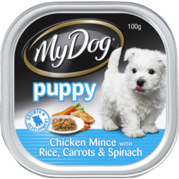 Photo of My Dog Puppy Chicken Mince With Rice Carrots & Spinach 100g 