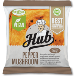 Photo of Hub Pepper Mushroom Vegan Pie