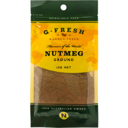 Photo of G Fresh Nutmeg Ground 15g