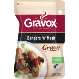 Photo of Gravox Gravy Bangers n mash