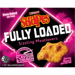 Photo of Arnotts Shapes Fully Loaded Sizzling Meatlovers 130g