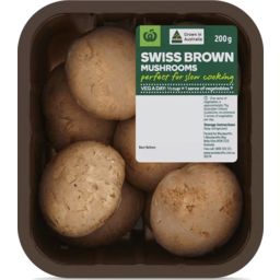 Photo of Mushrooms Swiss Brown 200g