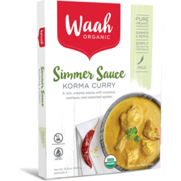 Photo of WAAH Org Korma Curry Simmer Sauce