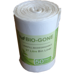 Photo of Bin Liner 50 Bags White Bio