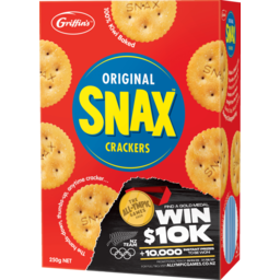 Photo of Griffins Snax Crackers Original 250g