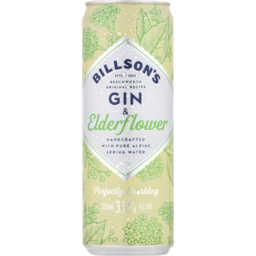 Photo of Billson's Gin & Elderflower 355ml 355ml